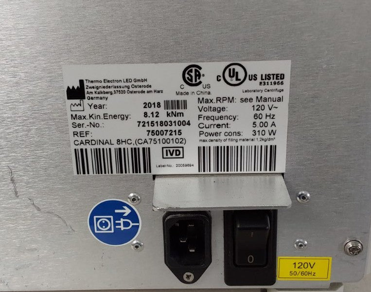 Cardinal Health Benchtop Centrifuge 8HC