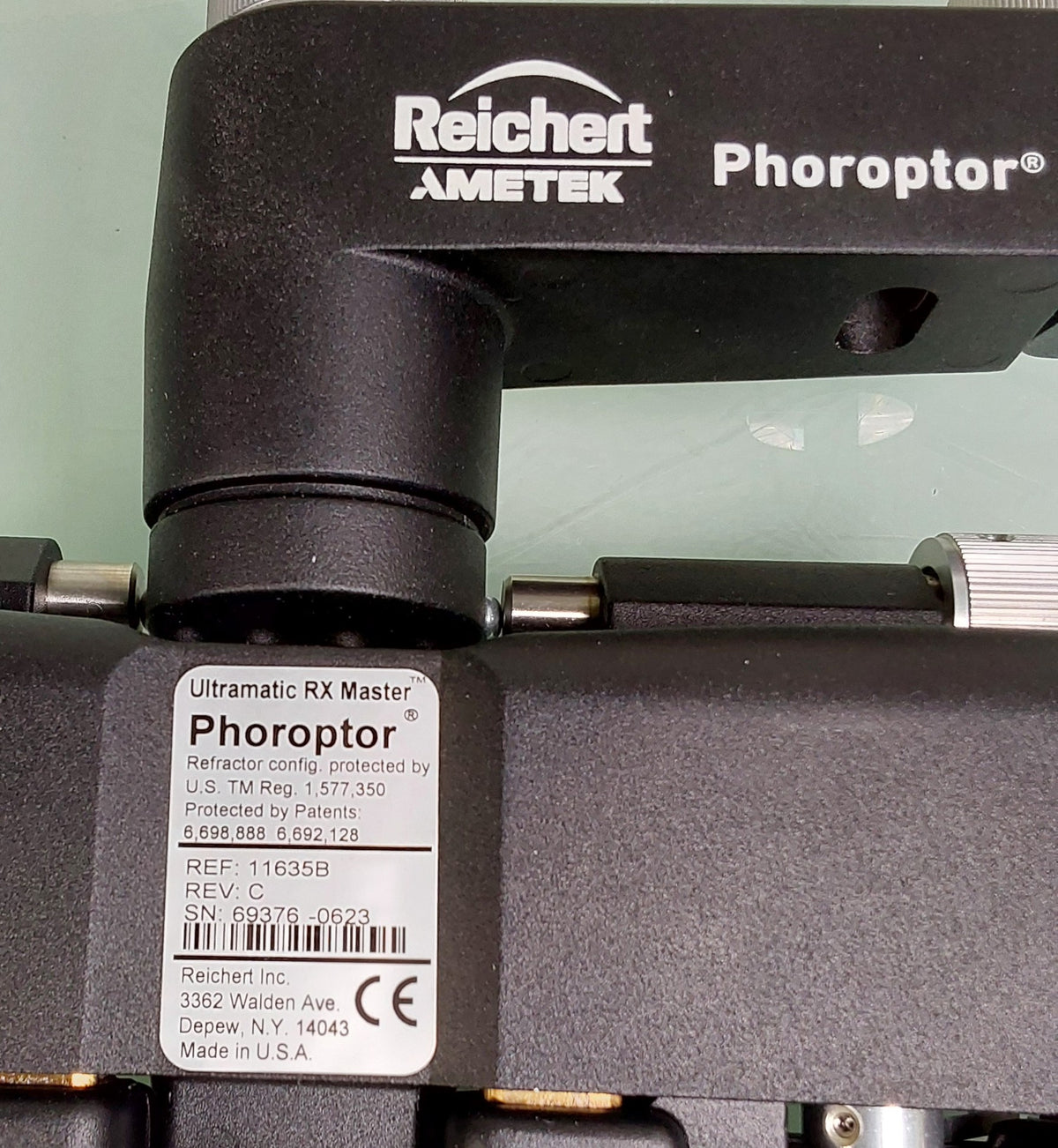 Reichert Ametek Ultramatic RX Master Phoroptor Ref 11635B