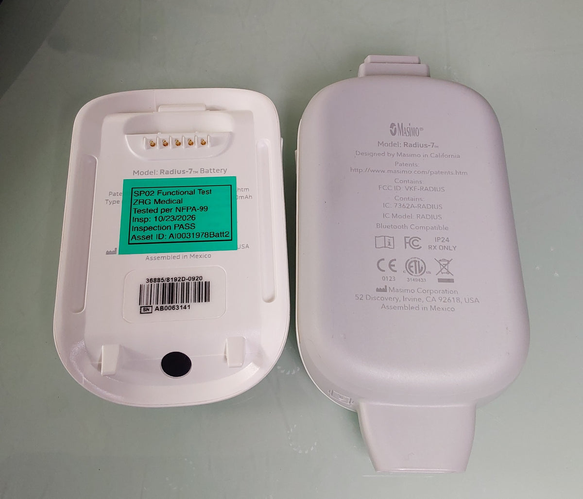 Masimo Radius-7 Wearable Pulse CO‑oximeter