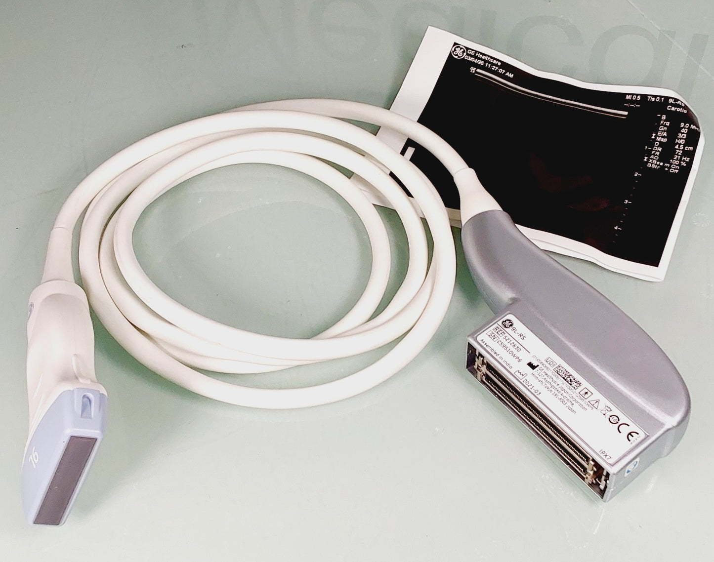 GE LOGIQ E Ultrasound w/ 9L-RS Transducer