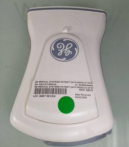 GE Patient Data Module Ref 2016793-003