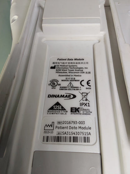 GE Patient Data Module Ref 2016793-003