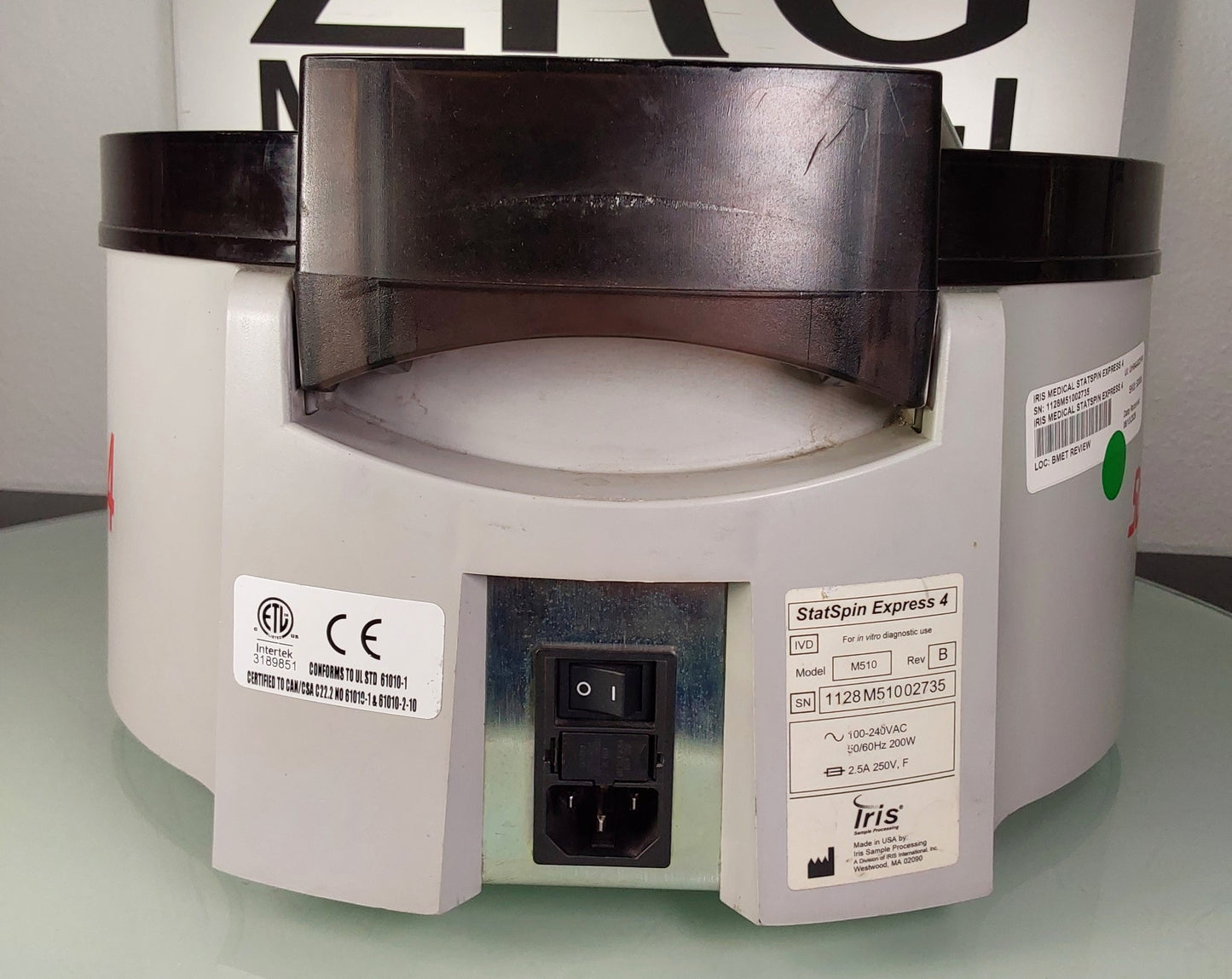 Iris Sample Processing M510 StatSpin Express 4 Centrifuge