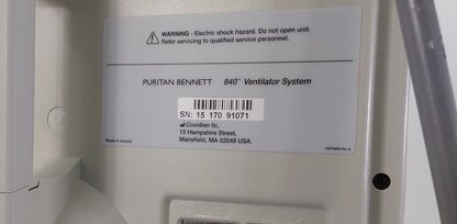 Puritan Bennett 840 Ventilator System