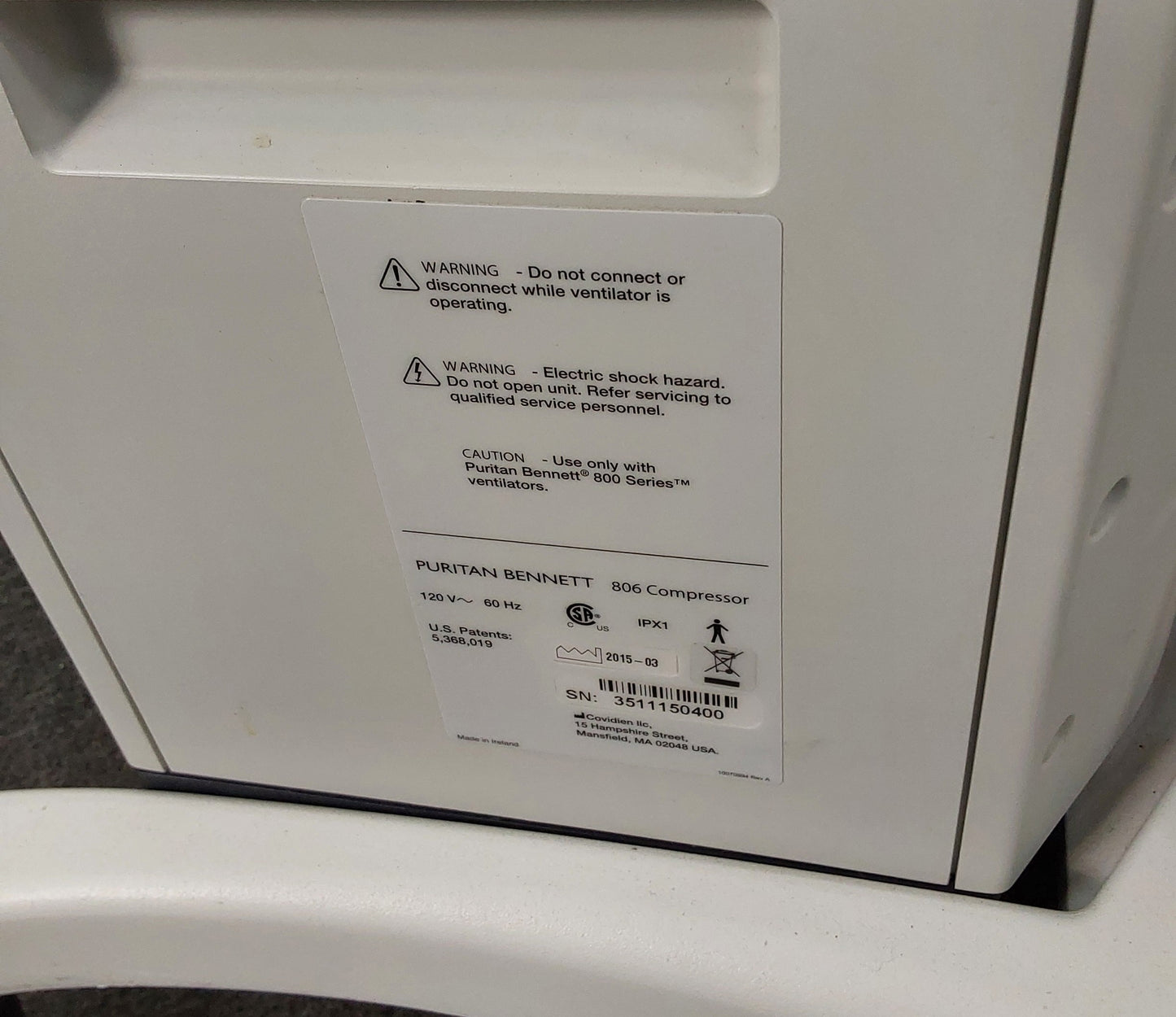 Puritan Bennett 840 Ventilator System