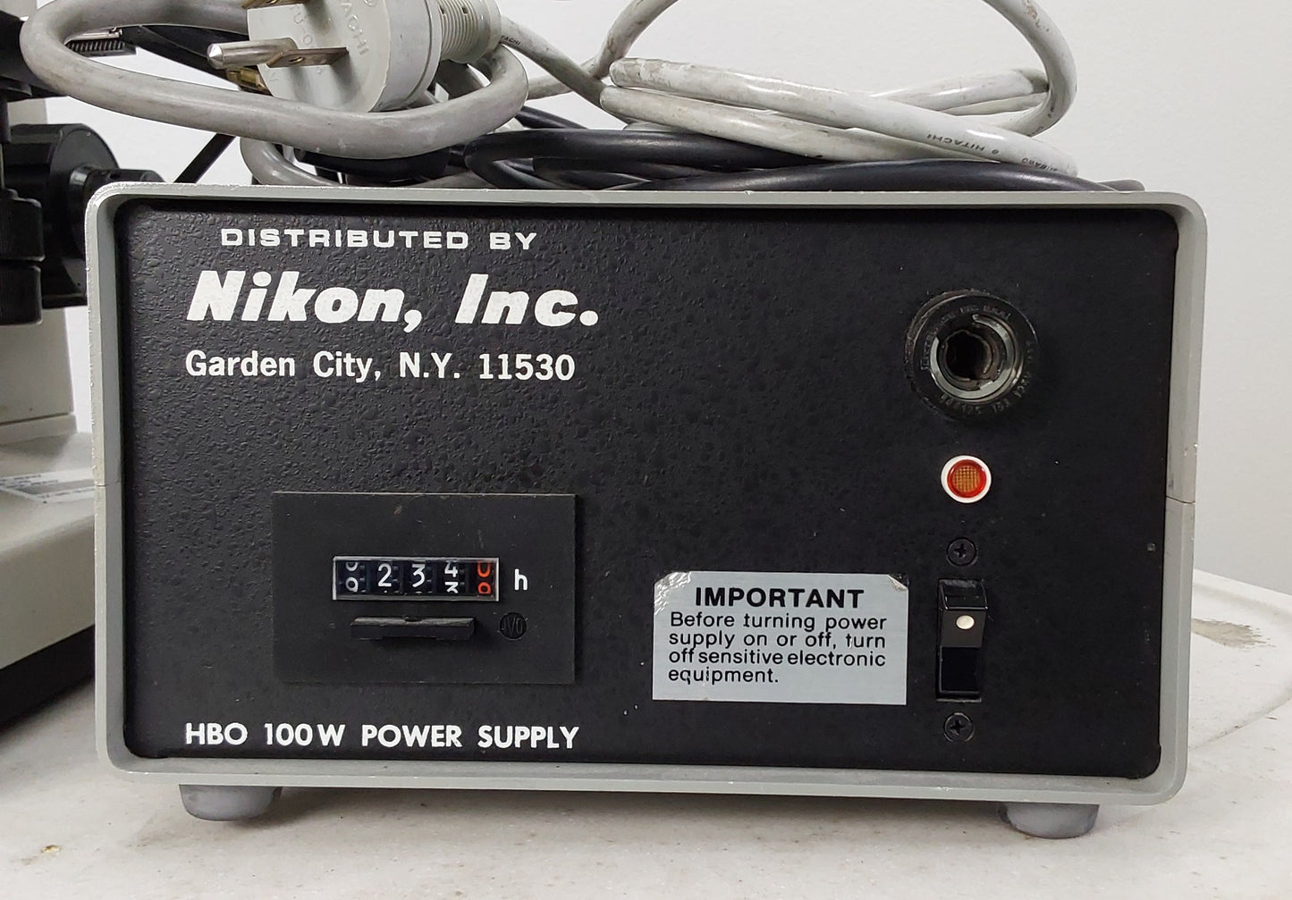 Nikon Labophot Mircosope w/ HBO 100W Power Supply