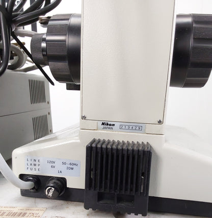 Nikon Labophot Mircosope w/ HBO 100W Power Supply