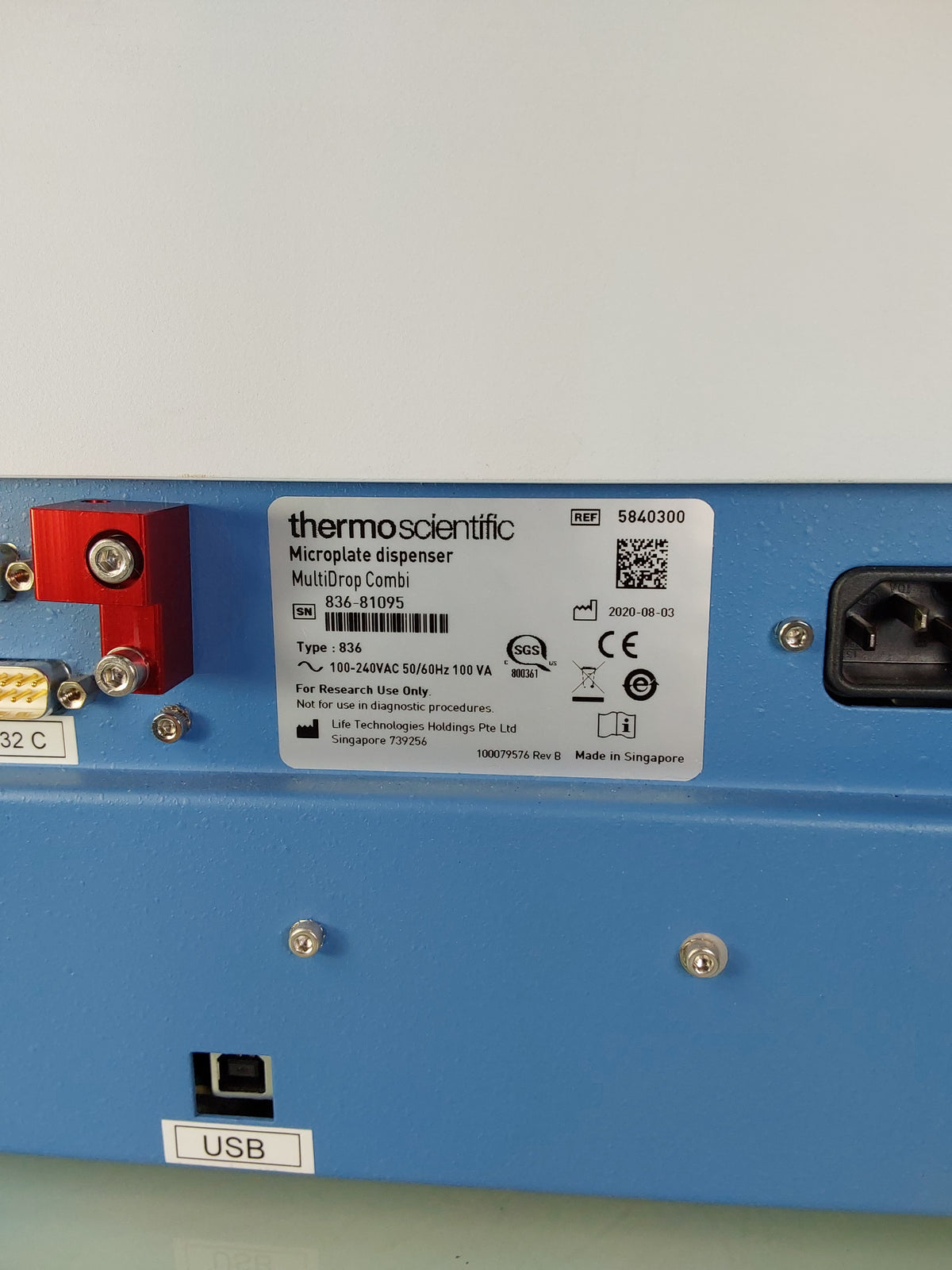 Thermo Scientific Multidrop Combi Type 836 Microplate Dispenser