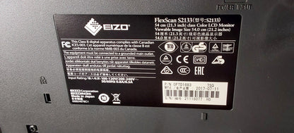 Eizo FlexScan S2133 Color LCD Monitor