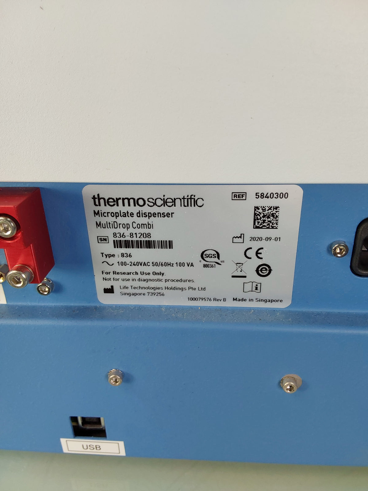 Thermo Scientific Multidrop Combi Type 836 Microplate Dispenser