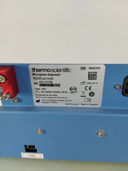 Thermo Scientific Multidrop Combi Type 836 Microplate Dispenser