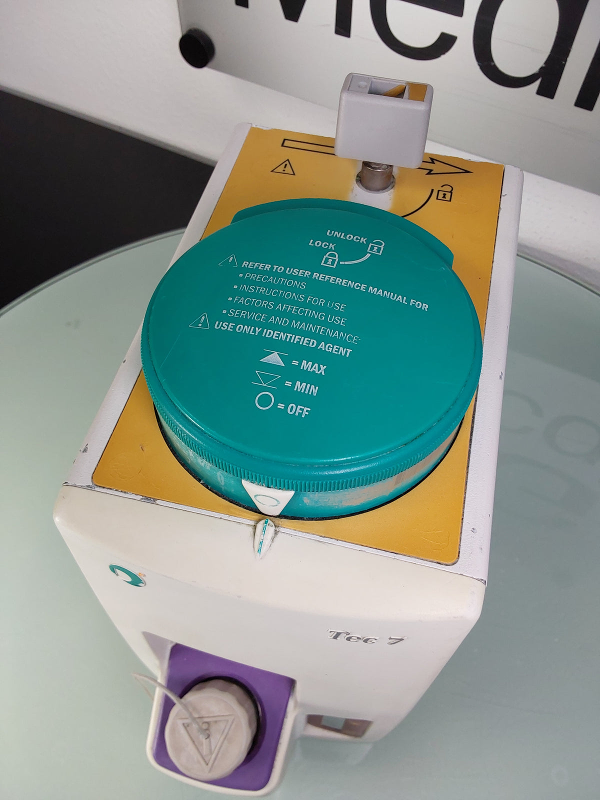 Datex-Ohmeda IsoTec 7 (Tec 7) Anesthetic Vaporizer