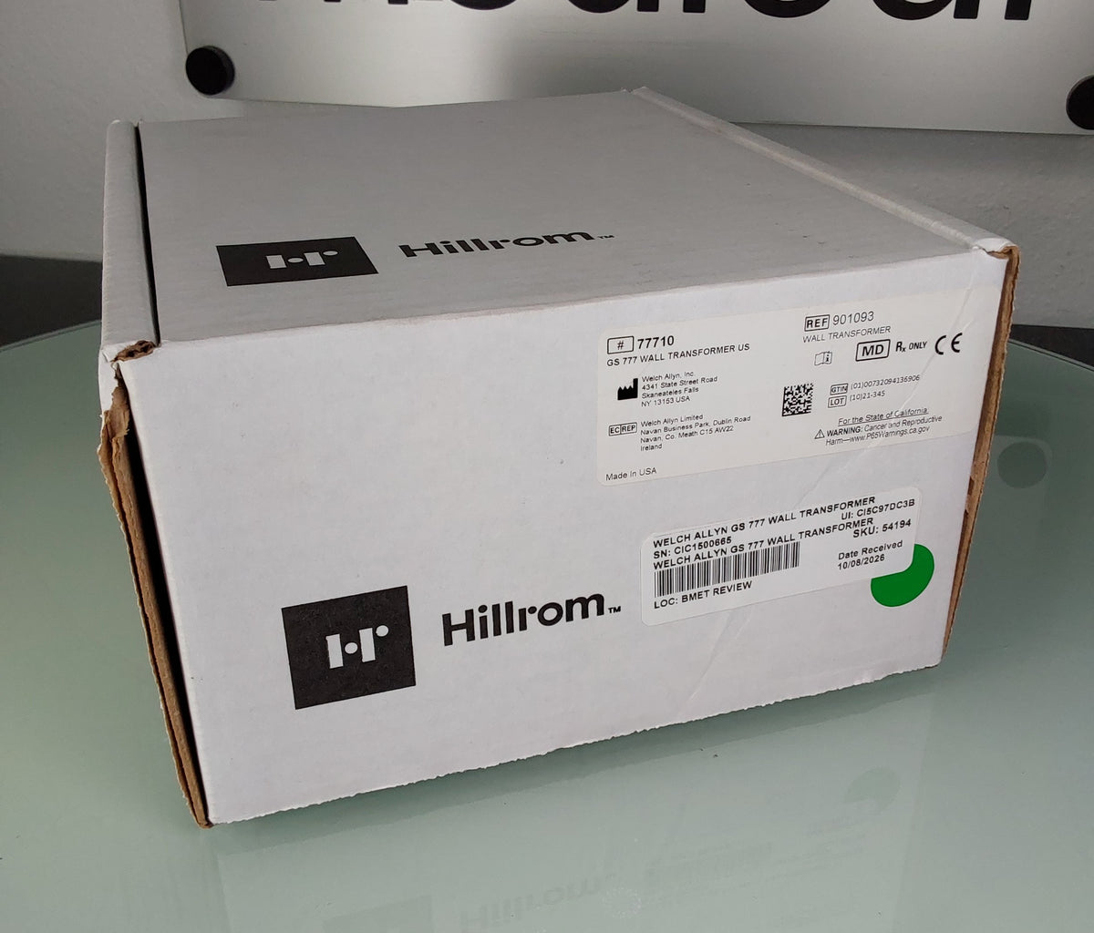 Welch Allyn GS 777 Wall Transformer US (NEW)