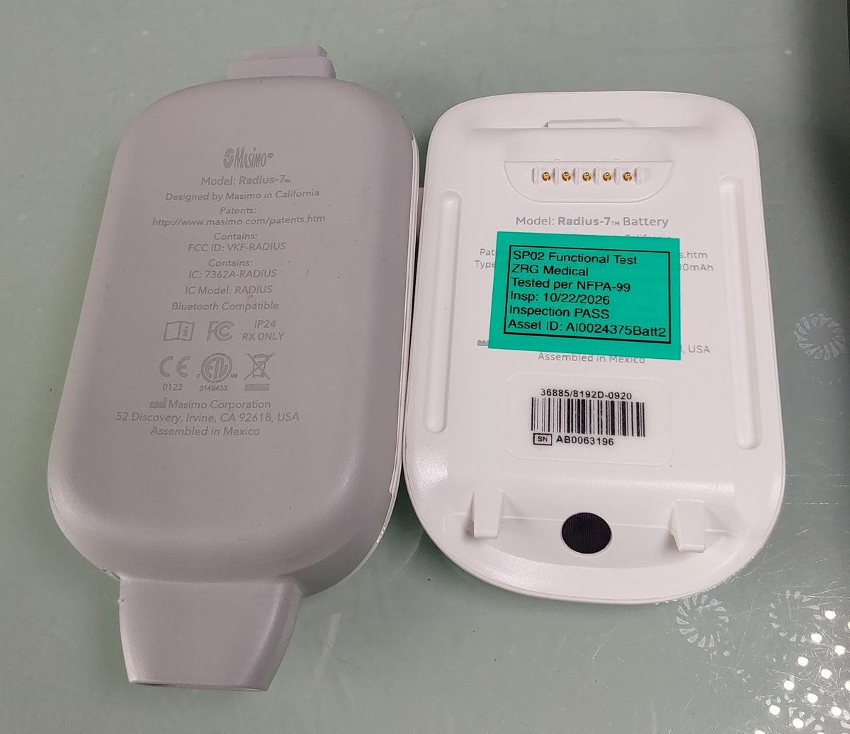 Masimo Radius-7 Wearable Pulse CO‑oximeter