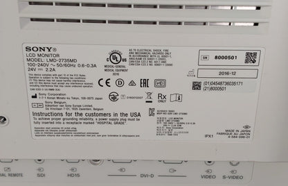Sony LCD Monitor LMD-2735MD
