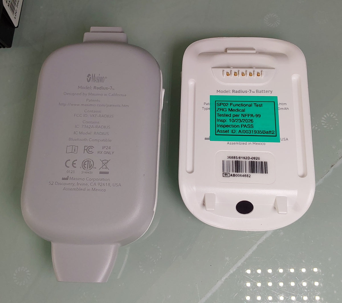 Masimo Radius-7 Wearable Pulse CO‑oximeter