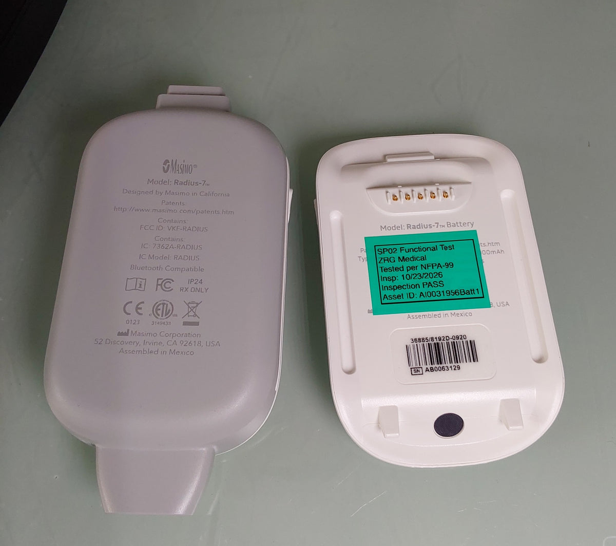 Masimo Radius-7 Wearable Pulse CO‑oximeter