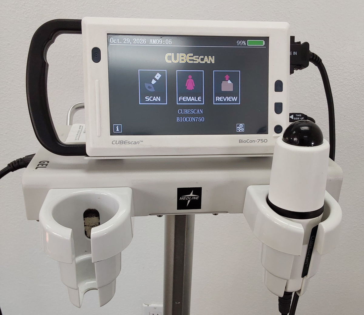 Medline CUBEscan BioCon-750 Bladder Scanner w/ BioCon-700 Transducer