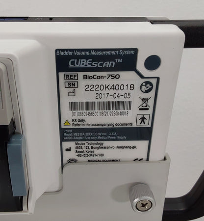 Medline CUBEscan BioCon-750 Bladder Scanner w/ BioCon-700 Transducer