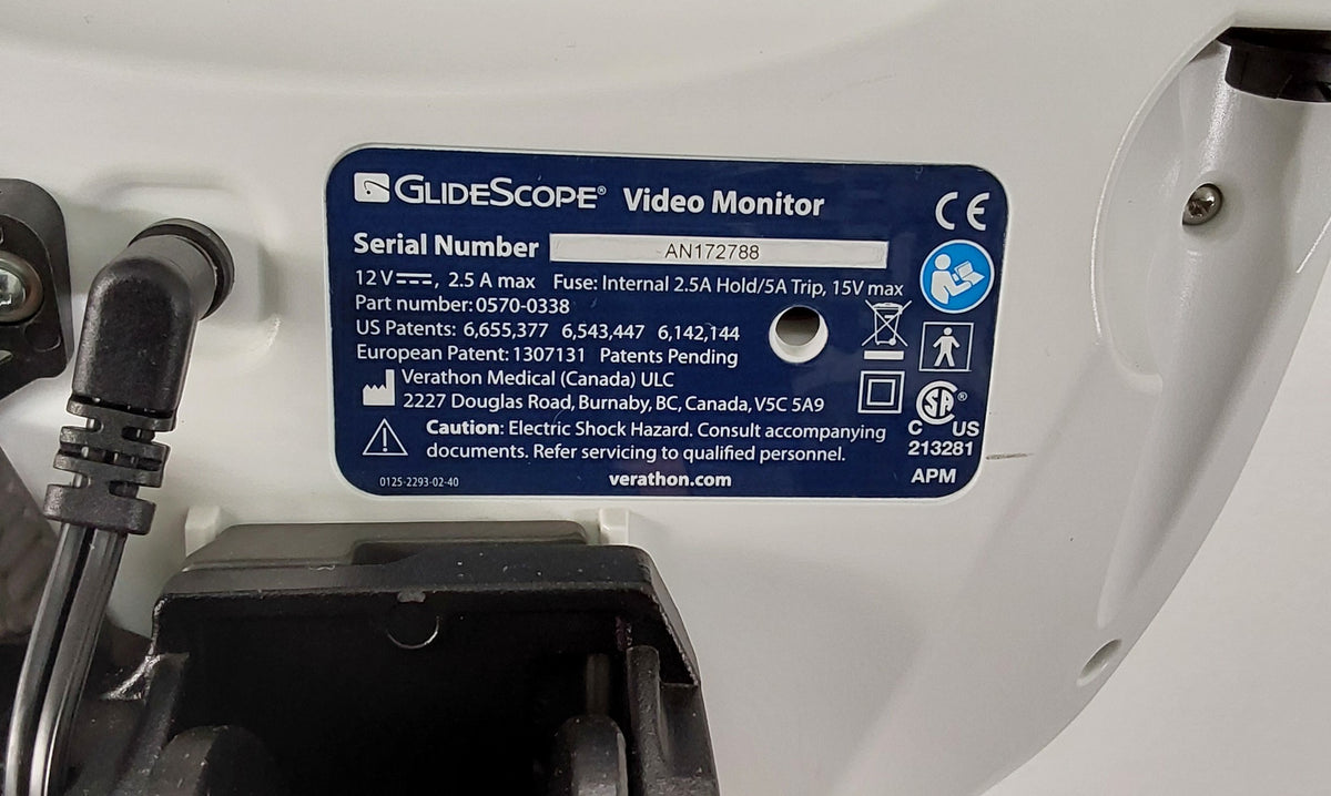 Verathon GlideScope Video Monitor