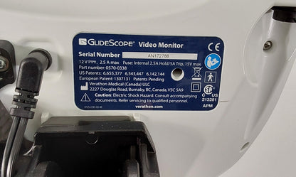 Verathon GlideScope Video Monitor