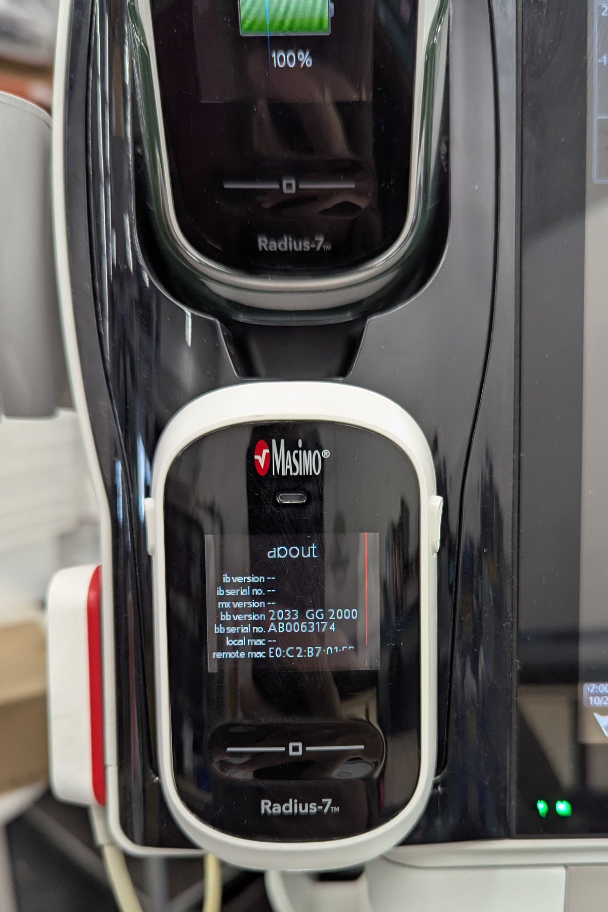 Masimo Radius-7 Wearable Pulse CO‑oximeter