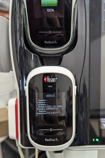 Masimo Radius-7 Wearable Pulse CO‑oximeter