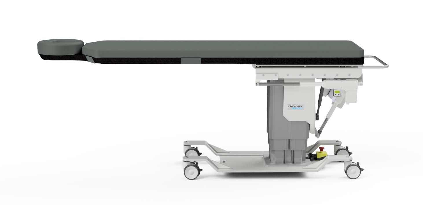 Oakworks Medical CFPM401 Integrated Headrest - Surgical Table - C-Arm Table - Pain Management Table